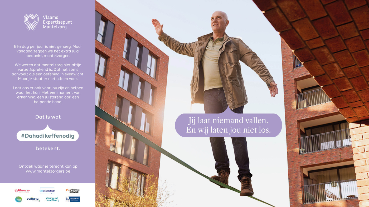 Campagnebeeld Dag van de Mantelzorg 2025
