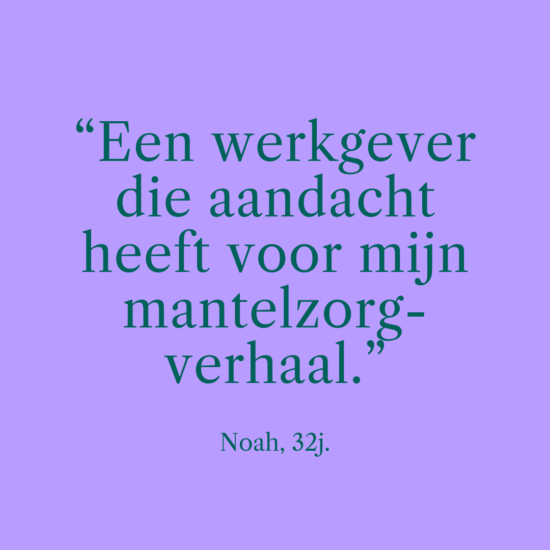 Een werkgever die aandacht heeft voor mijn mantelzorgverhaal